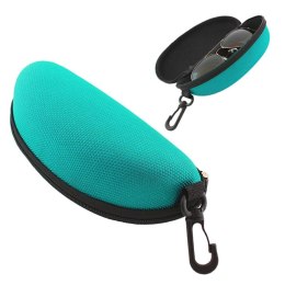 AG177J Twarde etui na okulary jasno-niebieskie