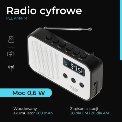 AD 1907 Radio cyfrowe pll am / fm