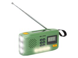 77-551# Radio przenośne analogowe am/fm blow ra13 solarne na korbkę