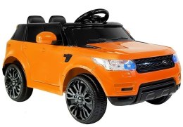 Auto Na Akumulator HL1638 Dla Dzieci Pilot MP3 Światło LED Pomarańczowy
