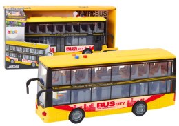 Autobus Piętrowy 1:16 Światła Dźwięki Napęd Frykcyjny Żółty