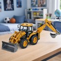 Koparko Ładowarka Teleskopowa Metalowa Huina Żółta 1:50