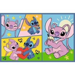 Puzzle - 2x70 - Ze Stitchem nie ma nudy - Disney Lilo i Stitch - Trefl 34444
