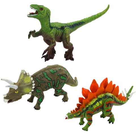 Zestaw Figurek Dinozaury Ruchome Nogi Paszcze 6szt