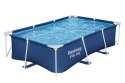 Basen Ogrodowy Stelażowy Prostokątny Niebieski 259x170x61 cm Bestway 56403