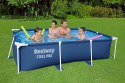 Basen Ogrodowy Stelażowy Prostokątny Niebieski 259x170x61 cm Bestway 56403