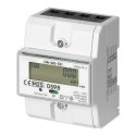 3-fazowy licznik energii elektrycznej, 80A, MID, 4,3 moduły, DIN TH-35mm