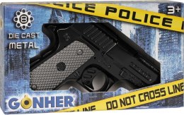 Pistolet policyjny metalowy 8 naboi gonher