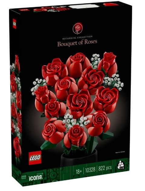 Klocki botanicals 10328 bukiet róż