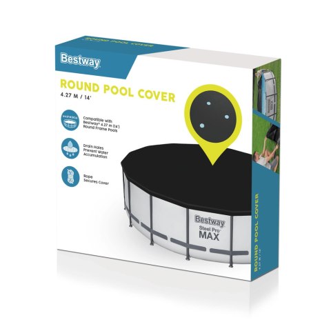 Pokrywa Do Basenu Stelażowego 427cm Bestway 58248