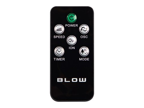 44-654# Wentylator kolumnowy xxl 121cm 90w czarny"