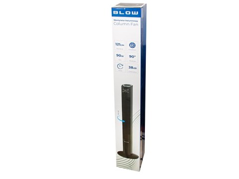 44-654# Wentylator kolumnowy xxl 121cm 90w czarny"