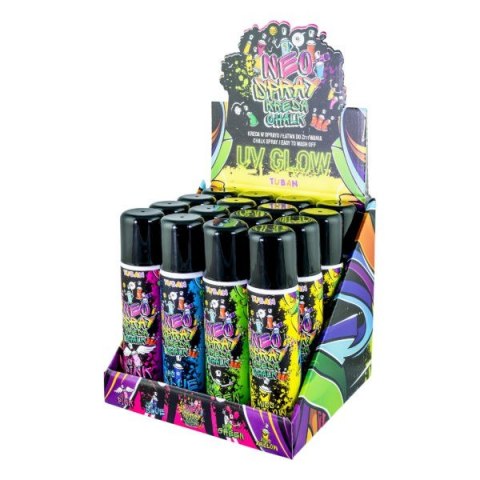 Neo kreda spray display 16 sztuk mix