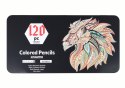 Zestaw Kredek Premium 120szt. Różne Odcienie Lista Kolorów