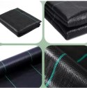 Agrotkanina Czarna 1100cm x 50m UV 135g Antychwastowa Agrowłóknina + Kotwy
