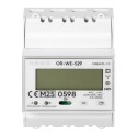 3-fazowy licznik energii elektrycznej, 100A, port RS-485, MID, 4 moduły, DIN TH-35mm, PV-Ready