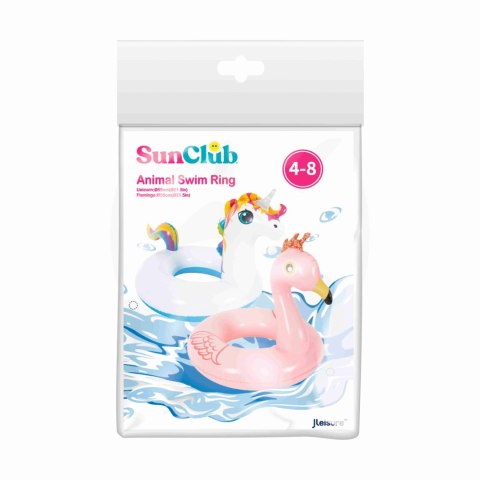 Dmuchane kółko do pływania SUNCLUB flaming