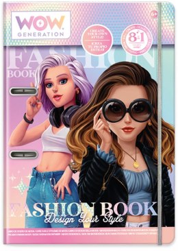 Zestaw fashion book zaprojektuj swój styl wow generation