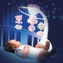 Infantino muzyczna karuzelka 3w1 pudrowy róż