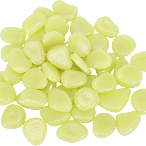 AG653D Kamienie świecące fluor żółte małe