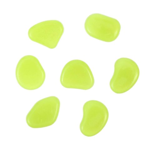 AG653D Kamienie świecące fluor żółte małe