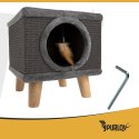 Domek z legowiskiem dla kota Purlov 26215