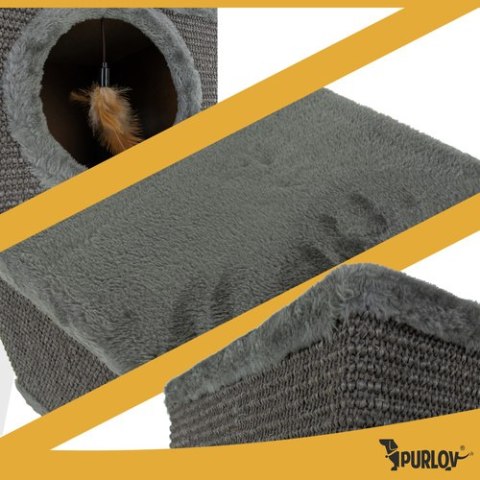 Domek z legowiskiem dla kota Purlov 26215
