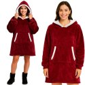 Bluza XXL - koc czerwony Ruhhy 26145