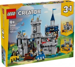 Klocki creator 31168 Średniowieczny zamek rycerzy konnych