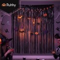 Kurtyna dekoracyjna 2x1m czarna Ruhhy 26172