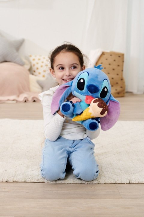 Maskotka stitch z lodem 25 cm oryginalna