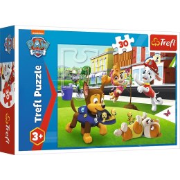 Puzzle - 30 - Psiaki w Akcji - Psi Patrol - Trefl 18306