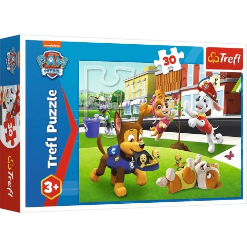Puzzle - 30 - Psiaki w Akcji - Psi Patrol - Trefl 18306