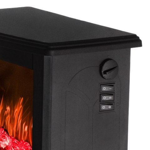 AD 7754 Kominek elektryczny | 2 poziomy grzania: 1000w / 1800w | efekt 3d płomienia | termostat