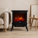 AD 7754 Kominek elektryczny | 2 poziomy grzania: 1000w / 1800w | efekt 3d płomienia | termostat