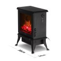 AD 7754 Kominek elektryczny | 2 poziomy grzania: 1000w / 1800w | efekt 3d płomienia | termostat