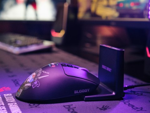 Mysz A4TECH BLOODY R73 ULTRA DUO WRLS 2,4G+USB Cypher Ghost