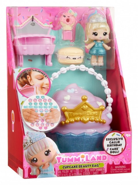 Lalka yummiland beauty bag + lip gloss cupcake