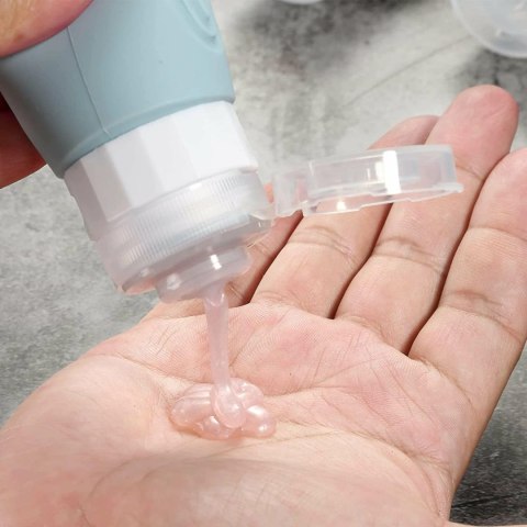 DA544 Silikonowe butelki podróżne do samolotu 100ml