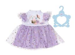 Baby born fioletowa sukienka tutu dla lalki 43 cm