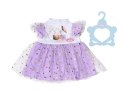 Baby born fioletowa sukienka tutu dla lalki 43 cm