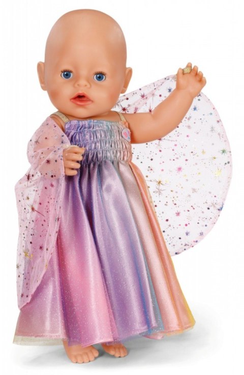 Sukienka tęczowa baby born 43 cm
