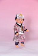 Ubranko w stylu glamour dla baby born 43 cm