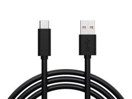 66-179# Przyłącze usb 3.0 a - usb-c 1m czarne zawieszka
