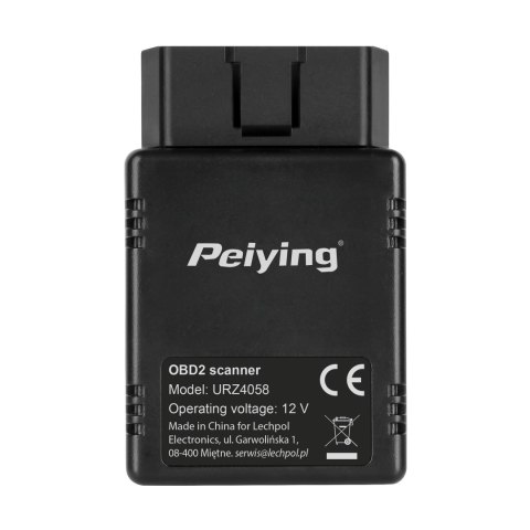 Interfejs diagnostyczny bluetooth OBD2 ELM327 Peiying