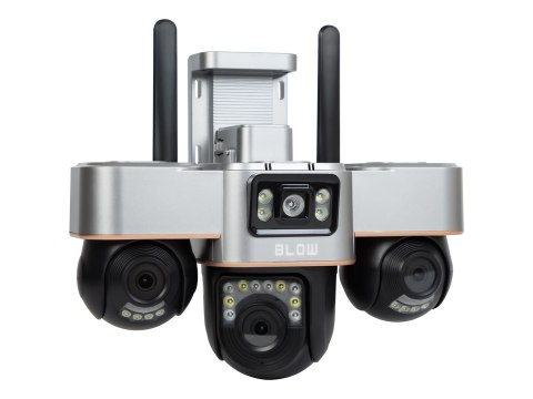 78-669# Kamera blow wifi 3 obiektywy obracane 6mp v-bp36 czarna