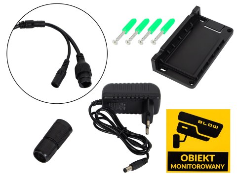 78-680# Kamera blow wifi 3 obiektywy 6mp v380 czarna