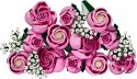 Klocki botanicals 10374 bukiet różowych róż
