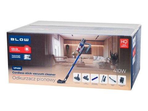 44-540# Odkurzacz bezprzewodowy pionowy cyklonowy blow up450 led