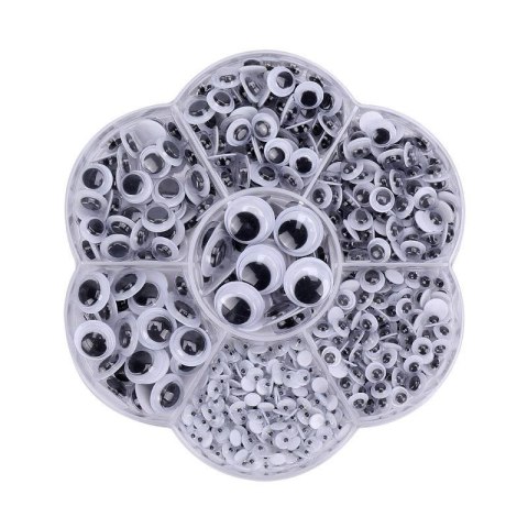 DA502 Samoprzylepne ruchome oczka 500szt